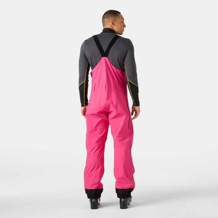 Helly Hansen ULLR D Bib Shell Pants - Men's Hot Pink