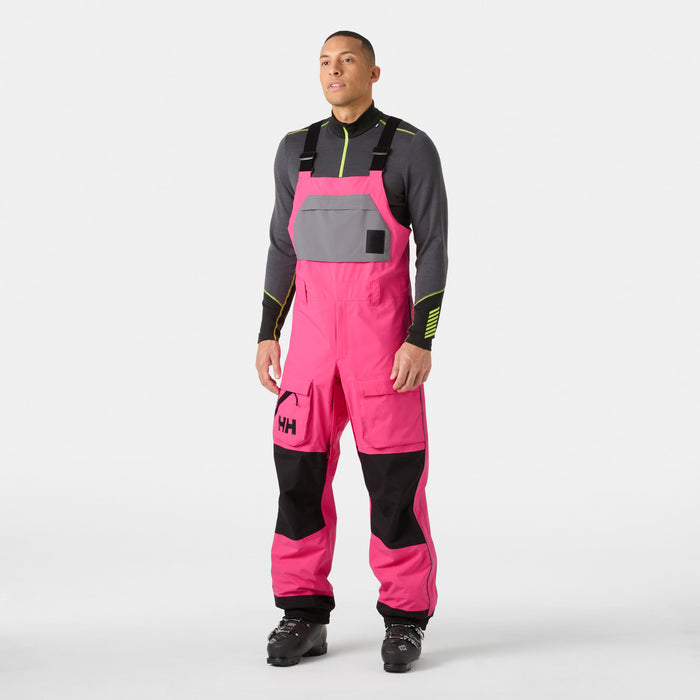 Helly Hansen ULLR D Bib Shell Pants - Men's Hot Pink
