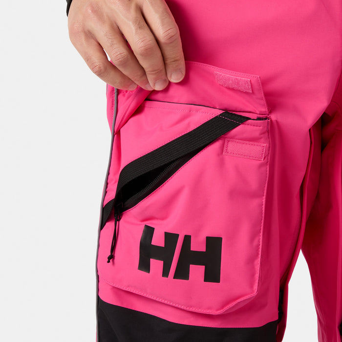 Helly Hansen ULLR D Bib Shell Pants - Men's Hot Pink