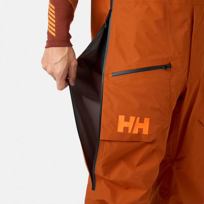 Helly Hansen Ridge Infinity Shell Bib Pants - Men's Ginger Biscuit