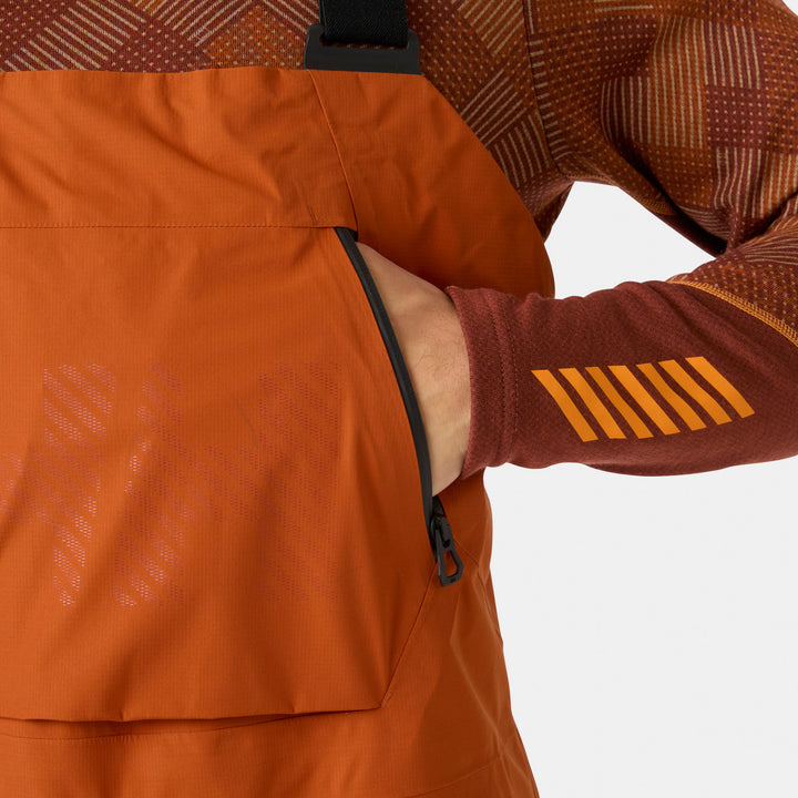 Helly Hansen Ridge Infinity Shell Bib Pants - Men's Ginger Biscuit