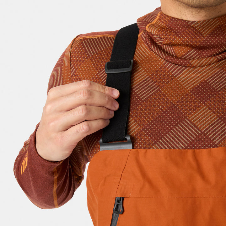 Helly Hansen Ridge Infinity Shell Bib Pants - Men's Ginger Biscuit