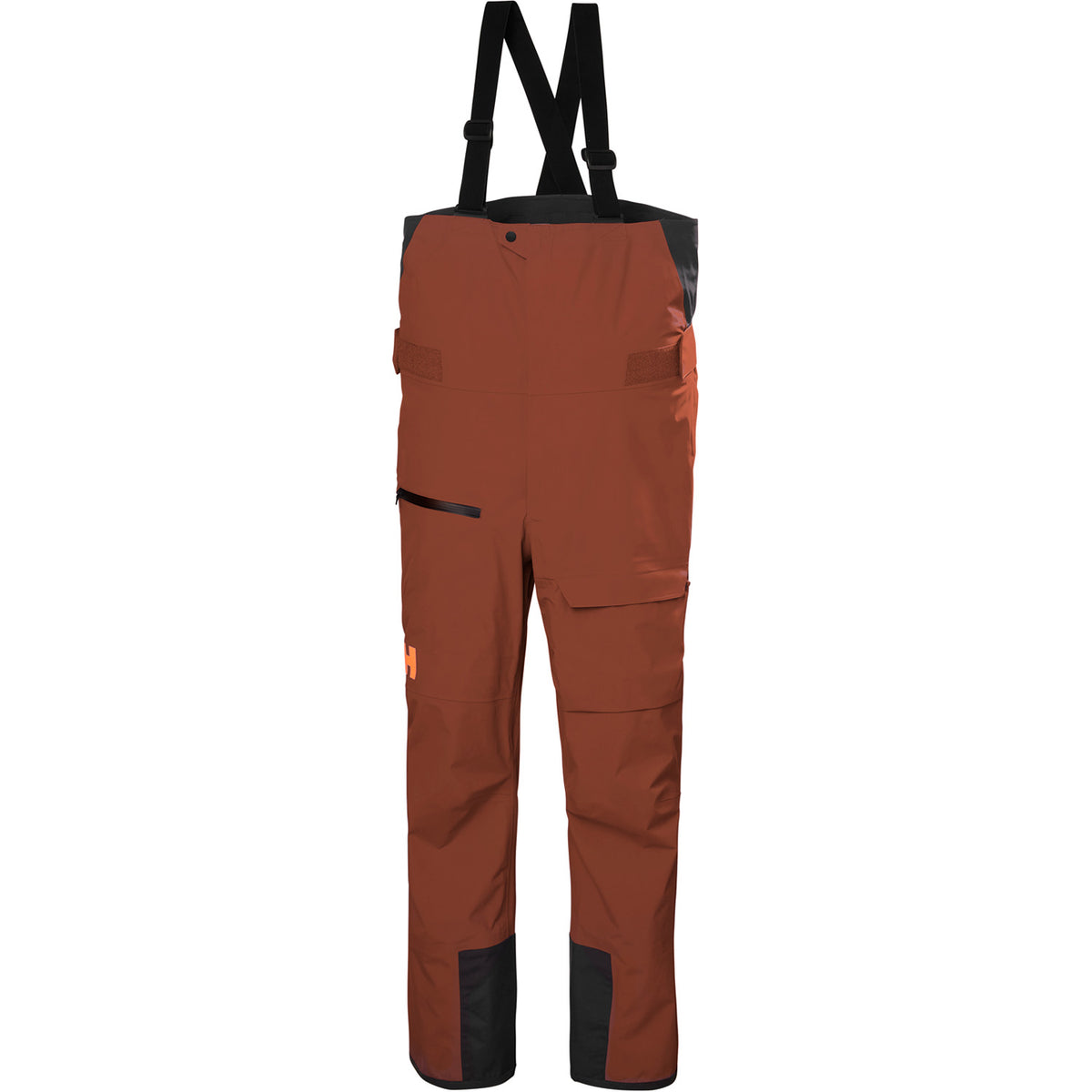 Helly Hansen Sogn Bib Shell 2.0 Pants - Men's Iron Oxide