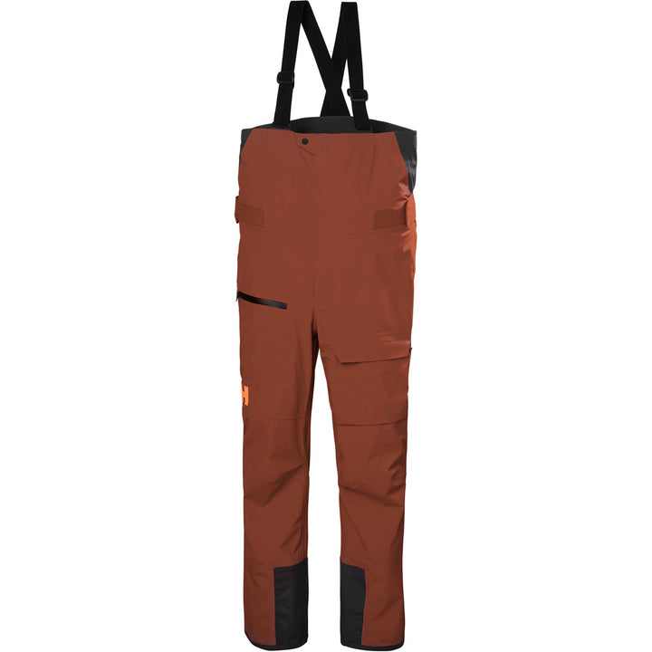 Helly Hansen Sogn Bib Shell 2.0 Pants - Men's Iron Oxide