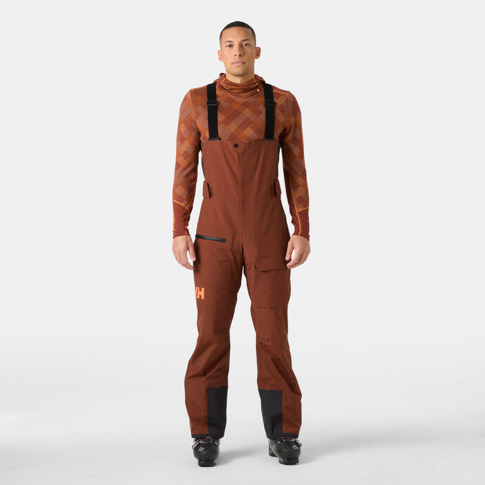 Helly Hansen Sogn Bib Shell 2.0 Pants - Men's Iron Oxide
