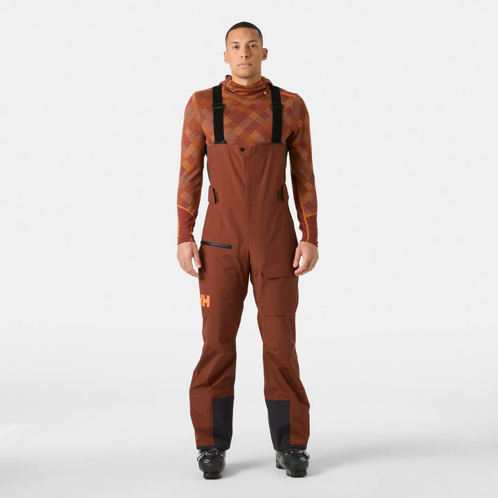 Helly Hansen Sogn Bib Shell 2.0 Pants - Men's Iron Oxide