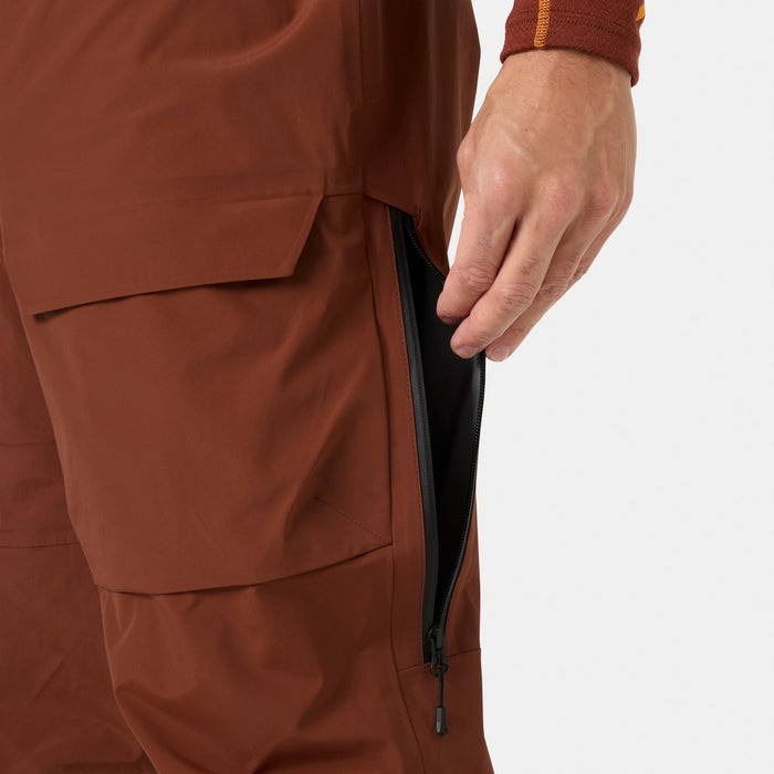 Helly Hansen Sogn Bib Shell 2.0 Pants - Men's Iron Oxide