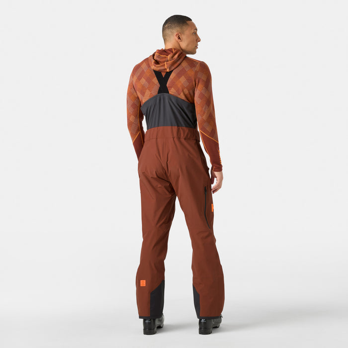 Helly Hansen Sogn Bib Shell 2.0 Pants - Men's Iron Oxide