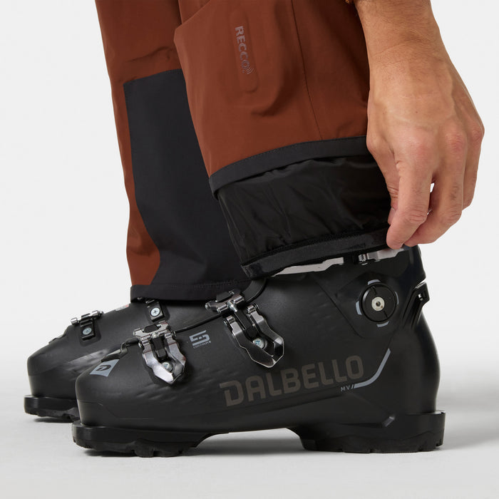 Helly Hansen Sogn Bib Shell 2.0 Pants - Men's Iron Oxide