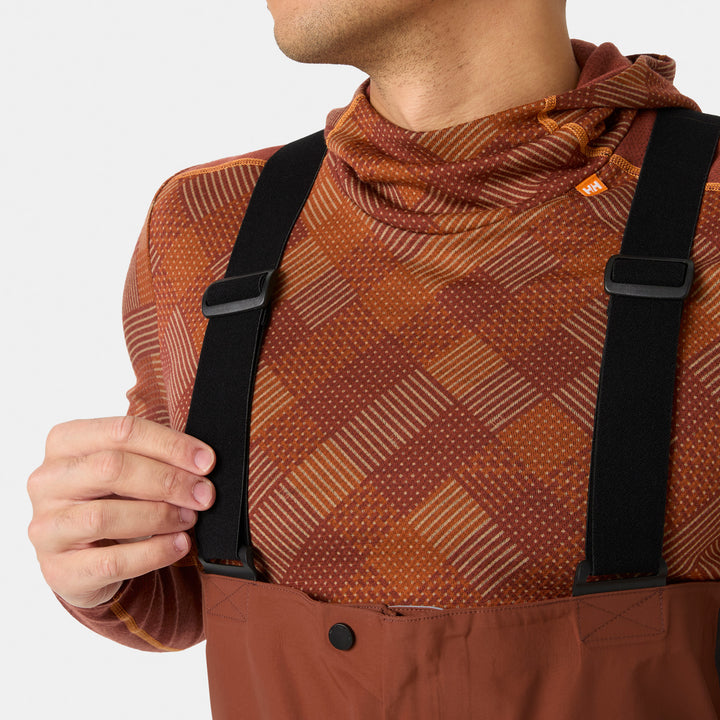 Helly Hansen Sogn Bib Shell 2.0 Pants - Men's Iron Oxide