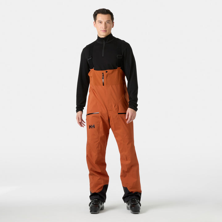 Helly Hansen Verglas BC Bib Shell Pants - Men's Ginger Biscuit