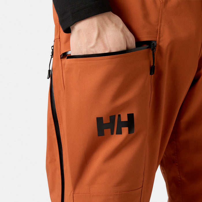 Helly Hansen Verglas BC Bib Shell Pants - Men's Ginger Biscuit