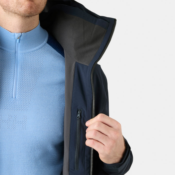 Helly Hansen Alpha Long Insulated Jacket - Men's Navy
