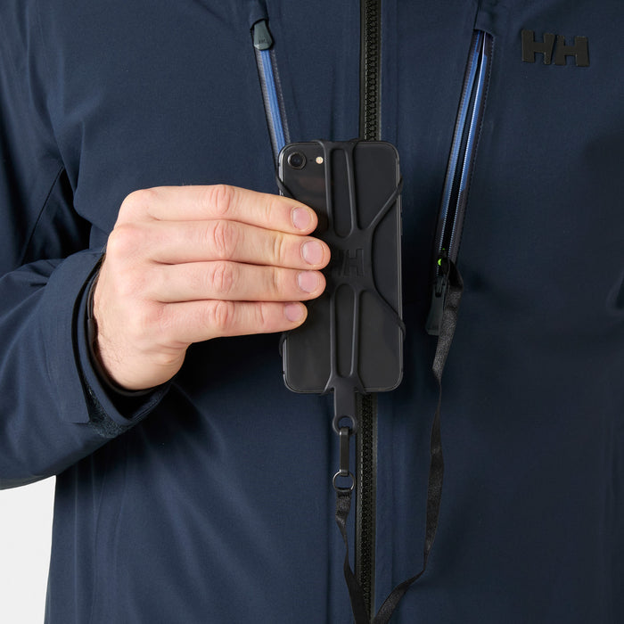 Helly Hansen Alpha Long Insulated Jacket - Men's Navy