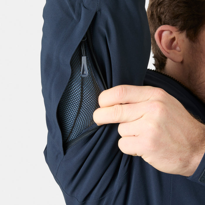 Helly Hansen Alpha Long Insulated Jacket - Men's Navy