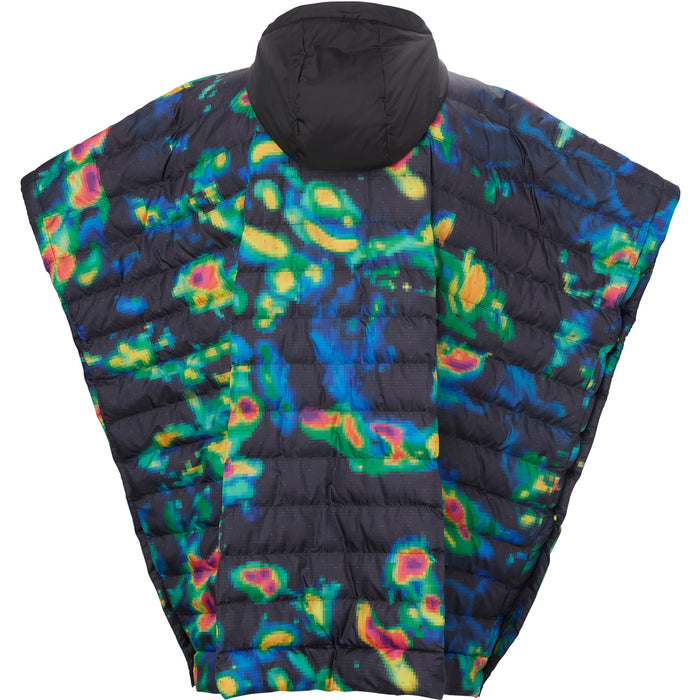 Helly Hansen Awe Insulated Poncho - Unisex Black Weather System Pixel