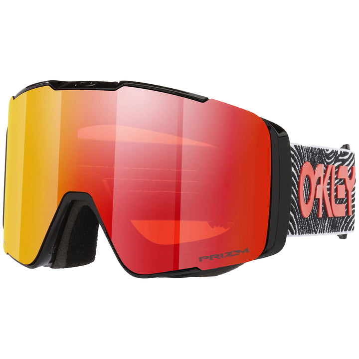 Oakley Line Miner Pro L Goggles White Fingerprint B1B/Prizm Torch +  Prizm Iced