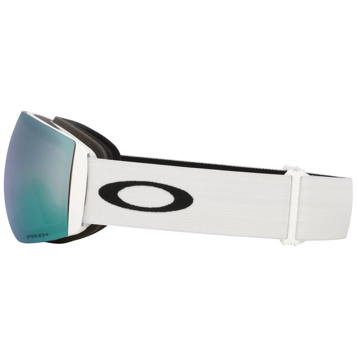 Oakley Flight Deck Pro L Low Bridge Fit Goggles Matte White/Prizm Sapphire Iridium + Prizm Iced Iridium