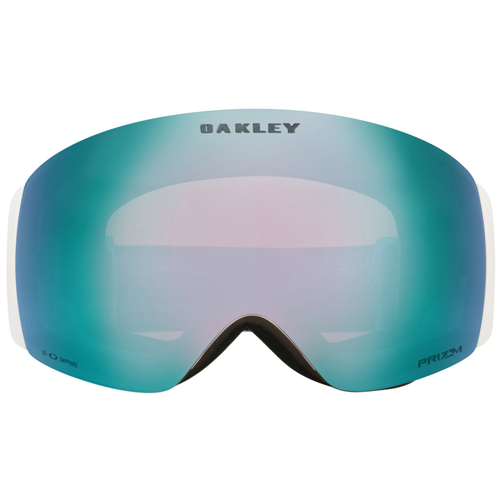 Oakley Flight Deck Pro M Low Bridge Fit Goggles Matte White/Prizm Sapphire + Prizm Iced
