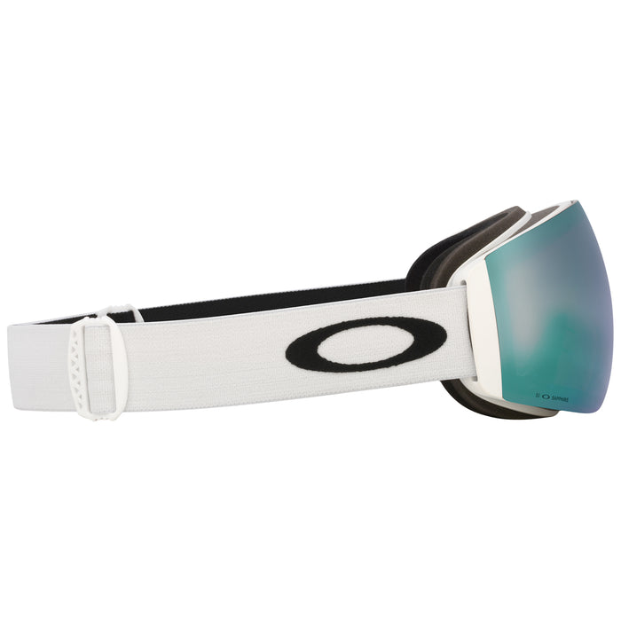 Oakley Flight Deck Pro M Low Bridge Fit Goggles Matte White/Prizm Sapphire + Prizm Iced