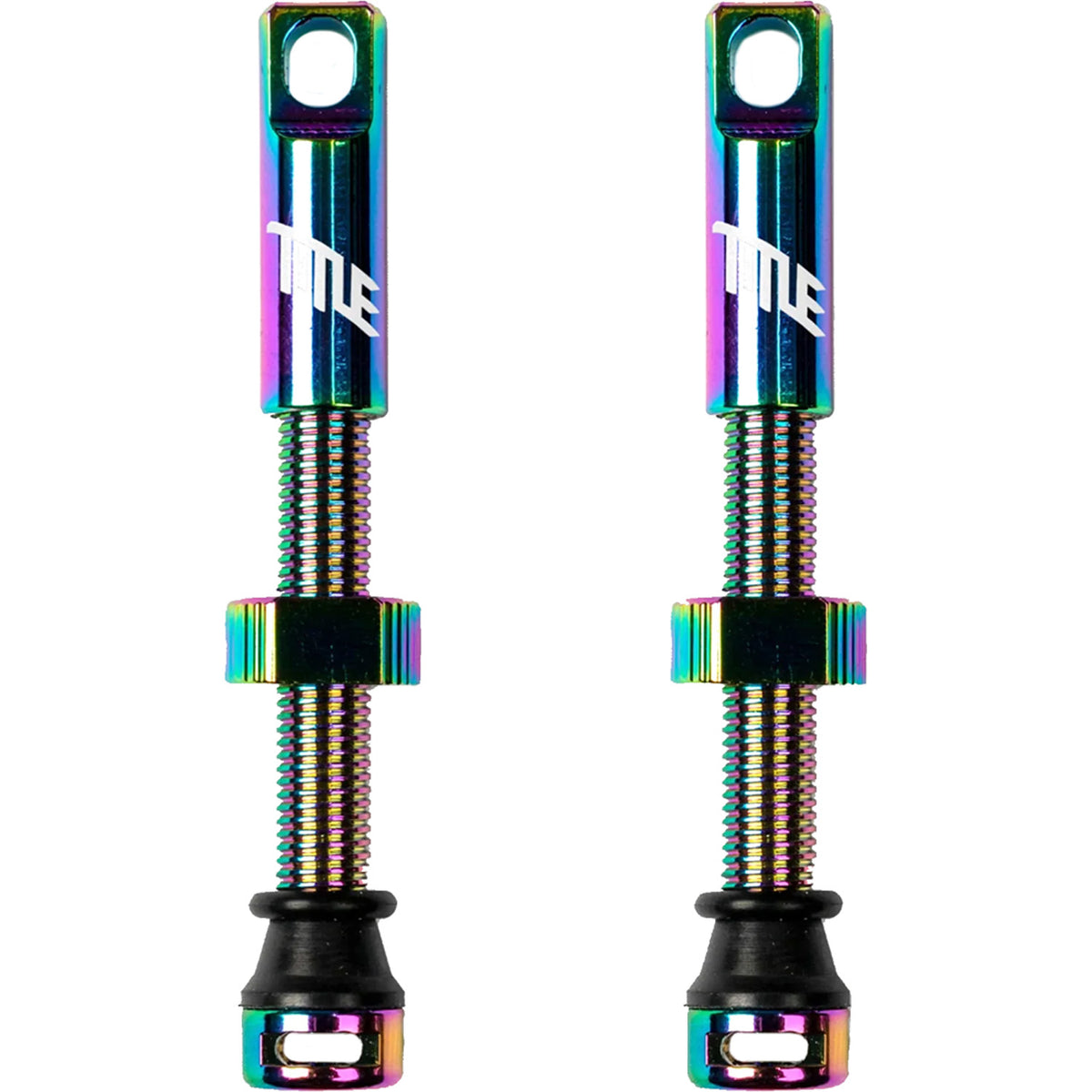 Title MTB Tubeless Valves Oil Slick