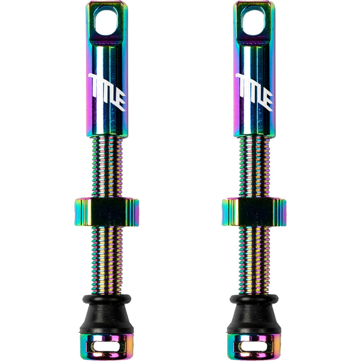 Title MTB Tubeless Valves Oil Slick