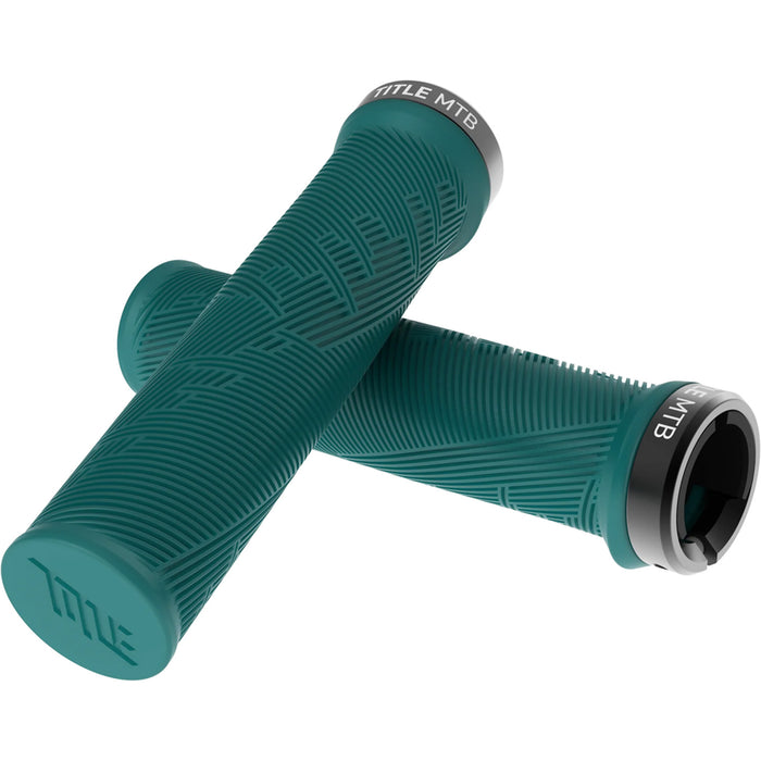 Title MTB FORM Lock-On Grips Teal