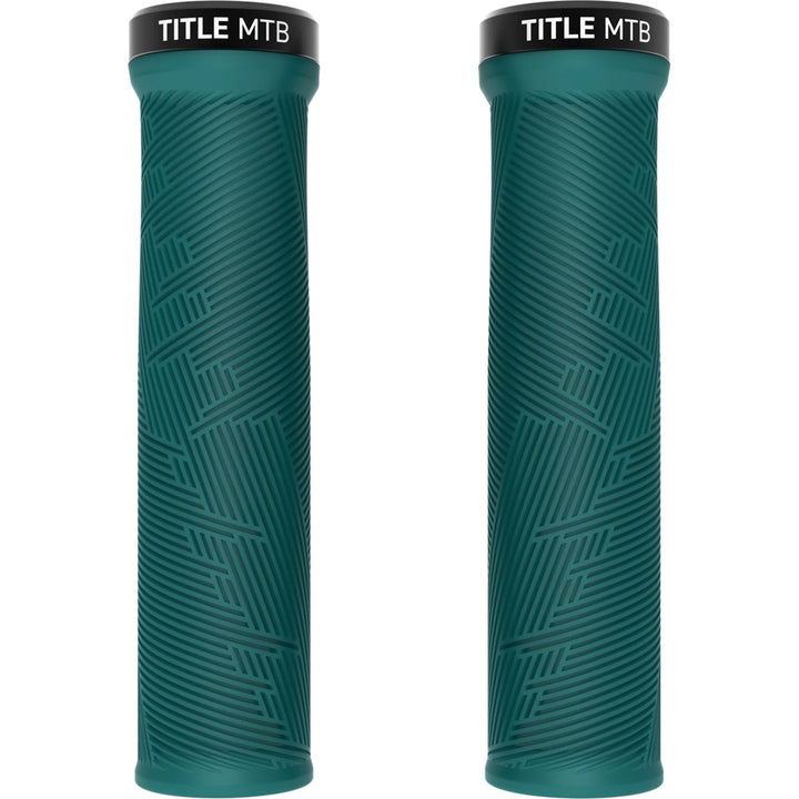 Title MTB FORM Lock-On Grips Teal