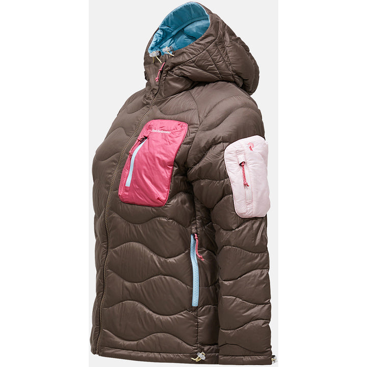 Peak Performance Helium Utility Down Hoodie - Women's Terrain Tan-MO