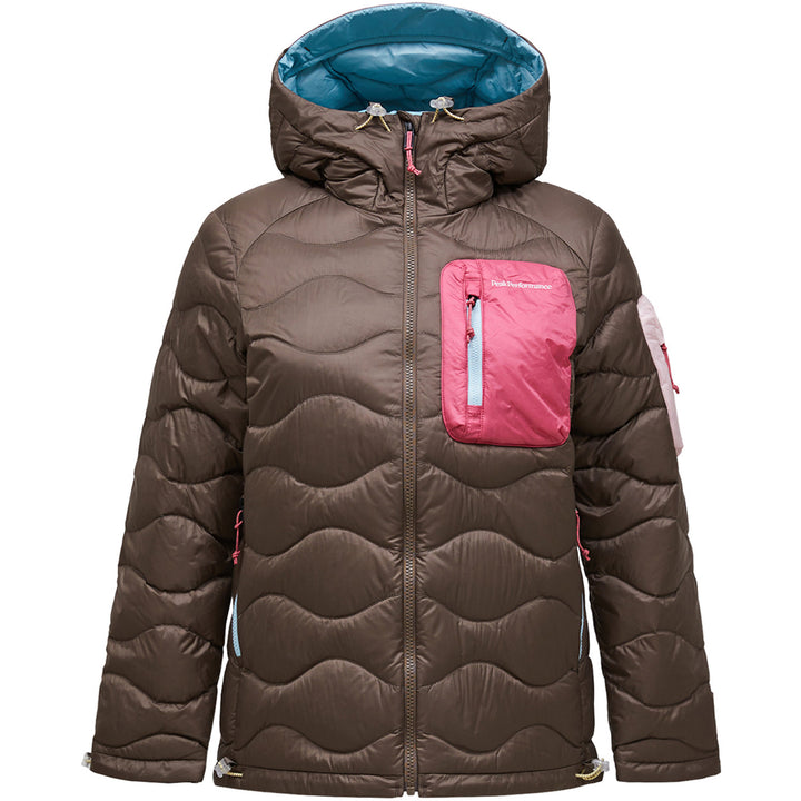 Peak Performance Helium Utility Down Hoodie - Women's Terrain Tan-MO