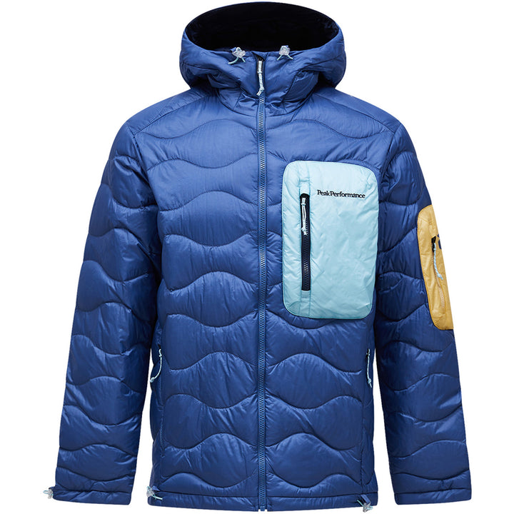 Peak Performance Helium Utility Down Hoodie - Men's Summit Sky/Sky Sno