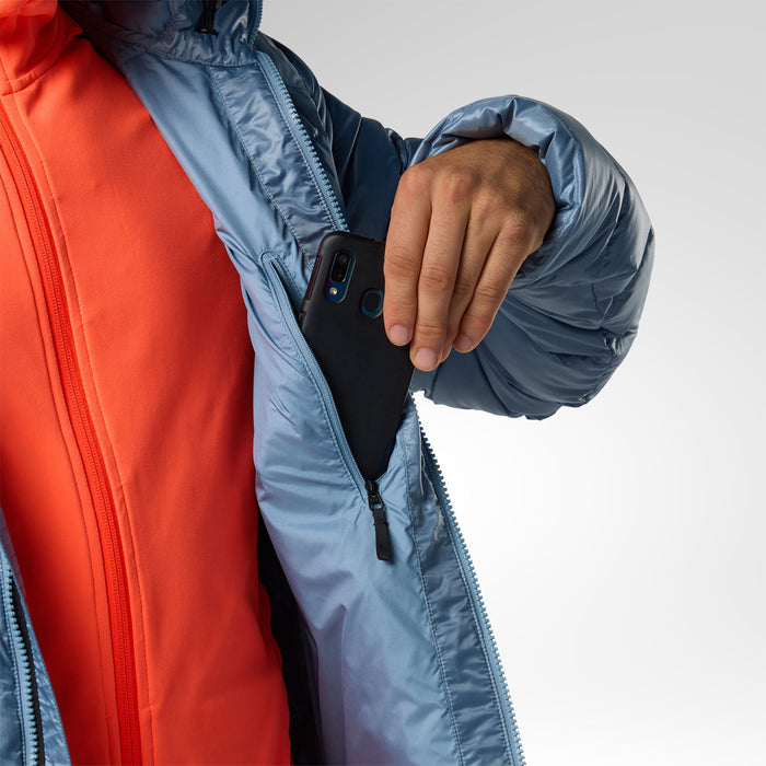 Rossignol Verok Down Hoodie Jacket - Men's Windward Blue