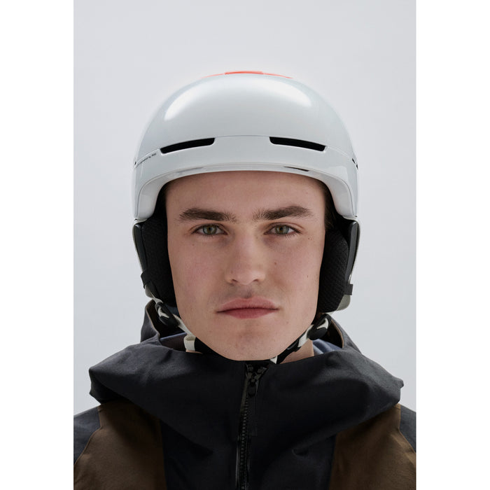 POC Obex Connect MIPS Helmet Hydrogen White/Fluorescent Orange AVIP