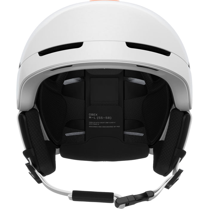 POC Obex Connect MIPS Helmet Hydrogen White/Fluorescent Orange AVIP