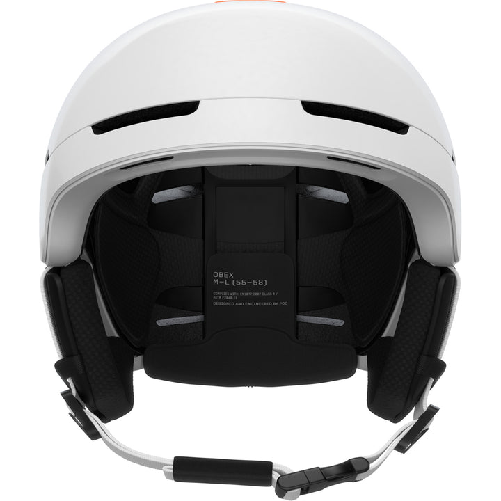POC Obex Connect MIPS Helmet Hydrogen White/Fluorescent Orange AVIP