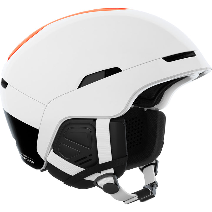 POC Obex Connect MIPS Helmet Hydrogen White/Fluorescent Orange AVIP