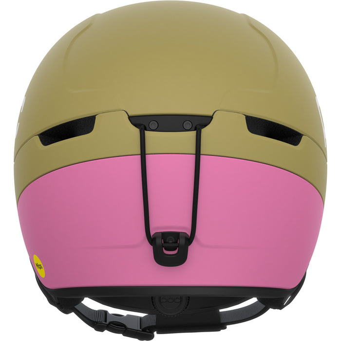 POC Obex Contour MIPS Helmet Olivine Green Matte/Thulite Pink Matte