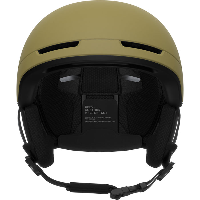 POC Obex Contour MIPS Helmet Olivine Green Matte/Thulite Pink Matte