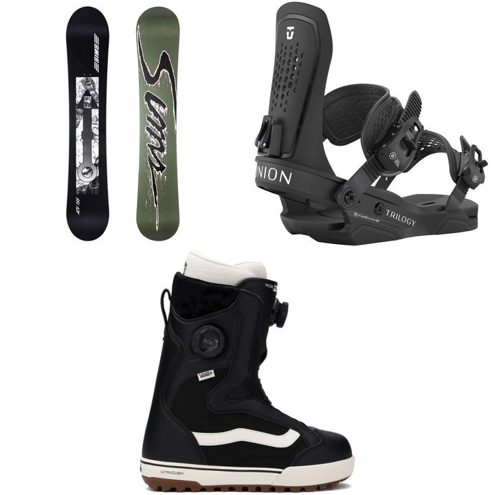Sims ATV Snowboard + Union Trilogy Snowboard Bindings + Vans Encore Pro Snowboard Boots - Women's 2026