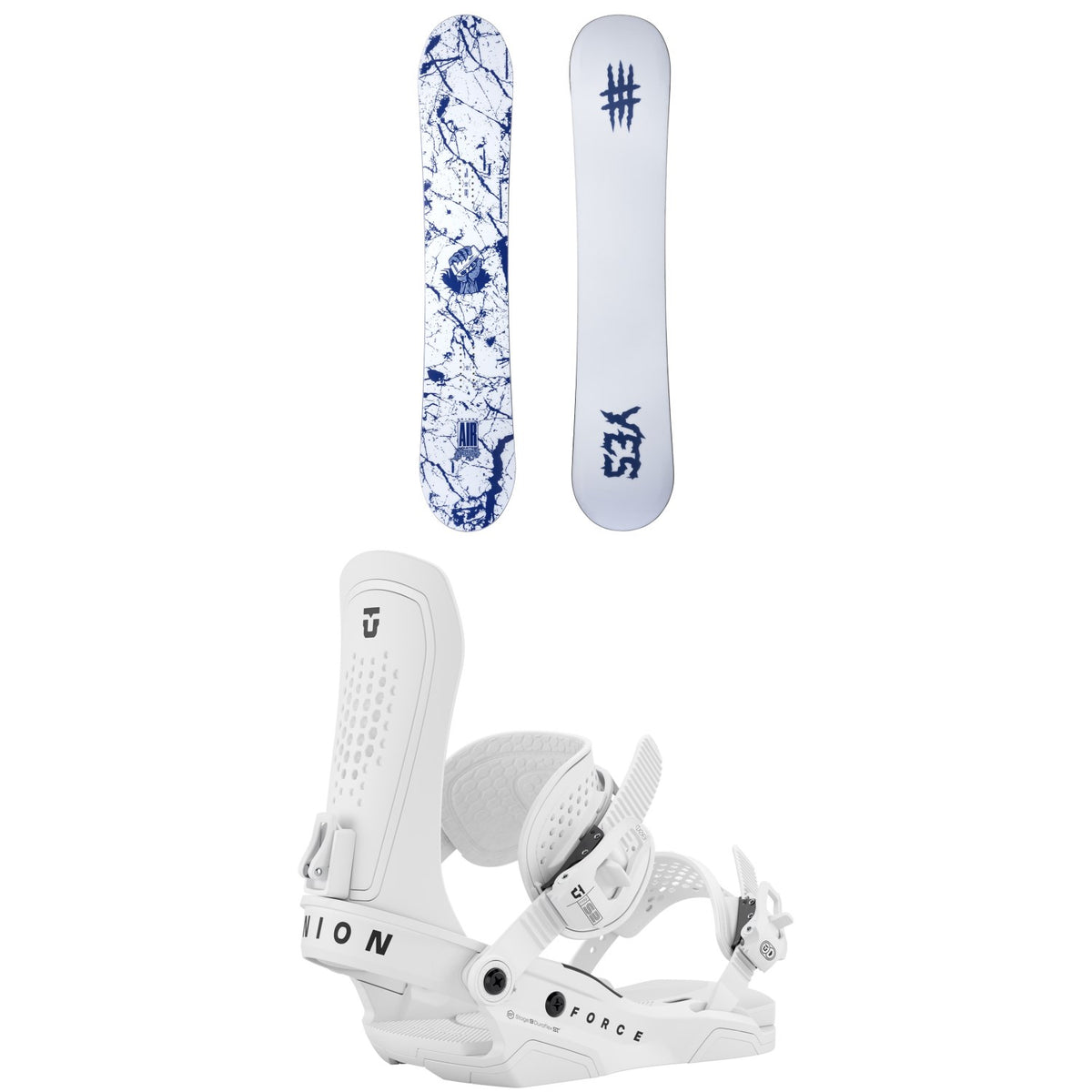 Yes. Airmaster XTRM Fridge 3D Snowboard + Union Force Snowboard Bindings 2026