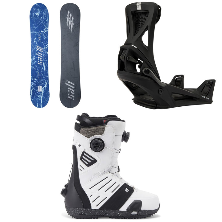 Yes. Airmaster 3D Snowboard + Burton Step On Genesis Snowboard Bindings + DC Judge Step On Snowboard Boots 2026