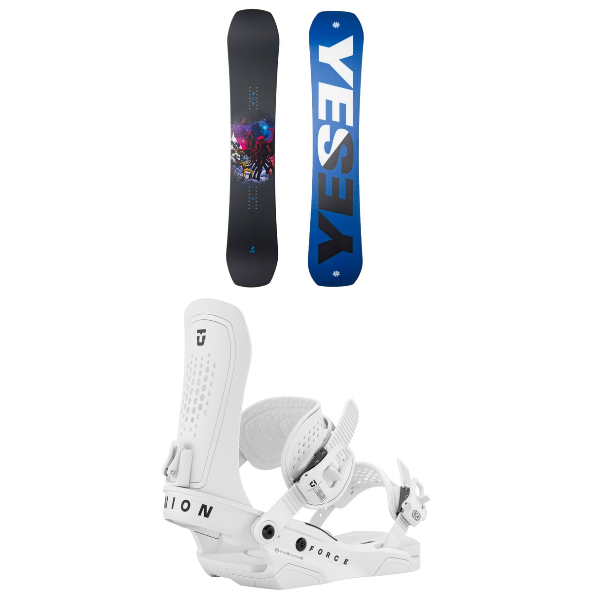 Yes. Sender XTRM Snowboard + Union Force Snowboard Bindings 2026