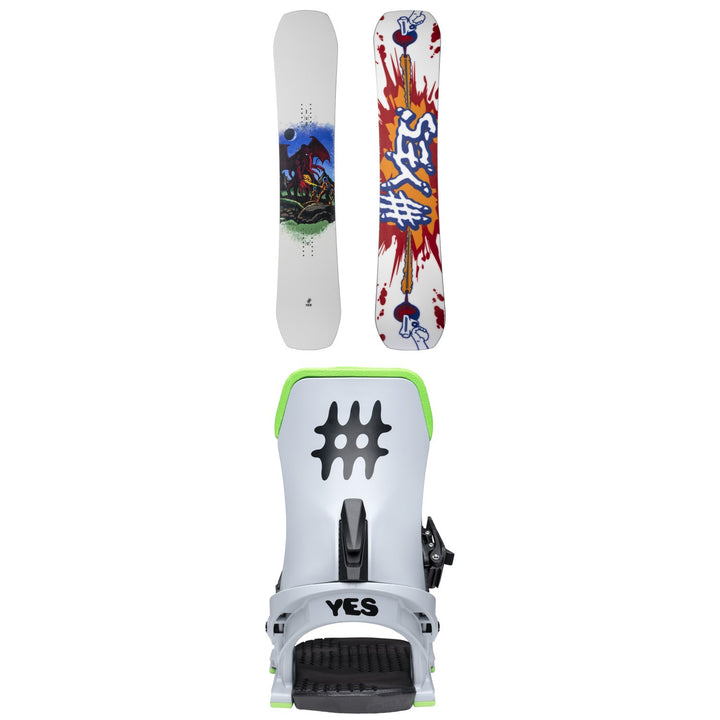 Yes. Sender Snowboard + Yes. Select Snowboard Bindings 2026