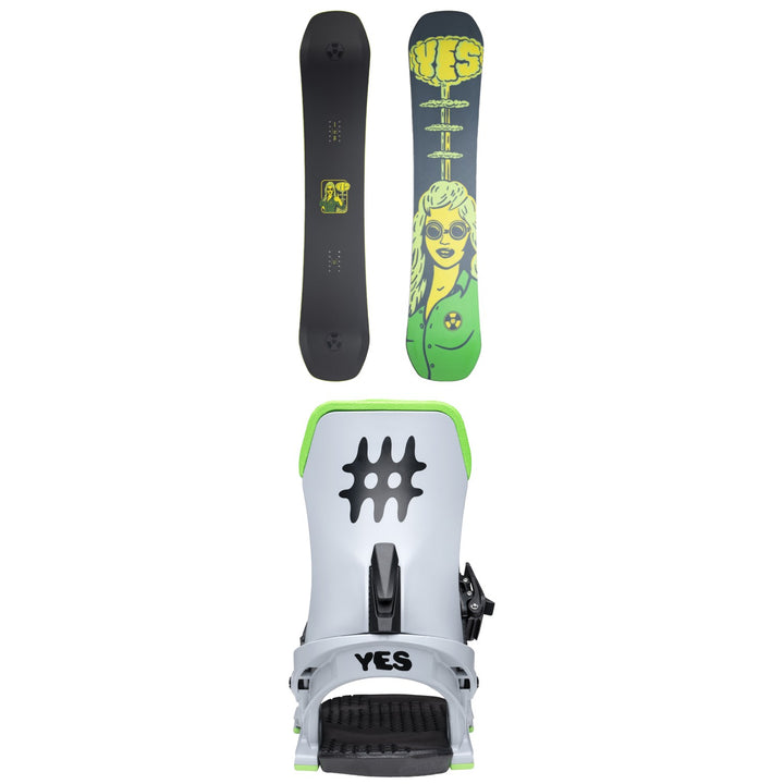 Yes. Shifter 3D Snowboard + Yes. Select Snowboard Bindings 2026