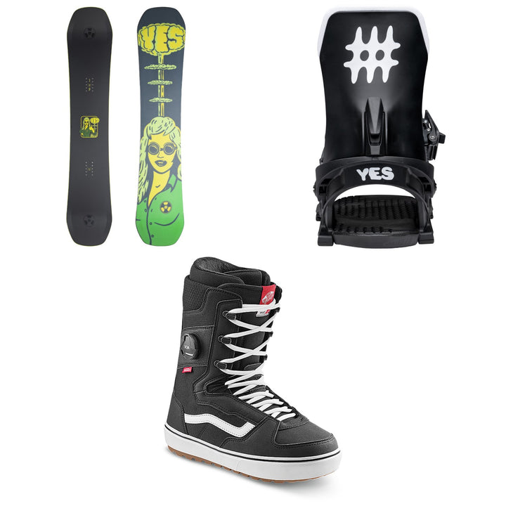 Yes. Shifter 3D Snowboard + Select Snowboard Bindings + Vans Invado OG Snowboard Boots 2026