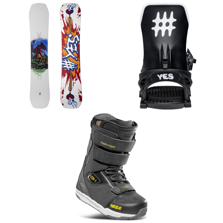 Yes. Sender Snowboard + Select Snowboard Bindings + thirtytwo ZB-1 Snowboard Boots 2026