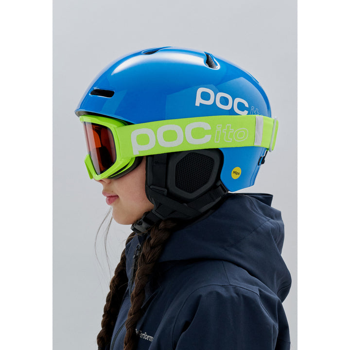 POC POCito Opsin Goggles - Kids' Fluorescent Yellow/Green/Partly Sunny Light Orange