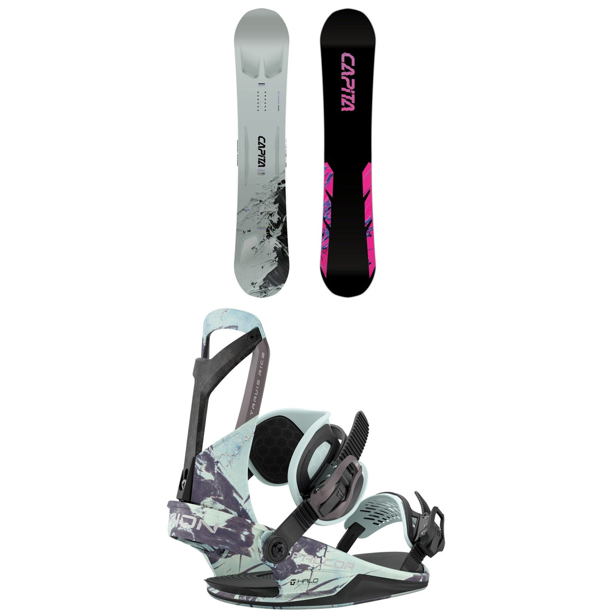 CAPiTA Mega Mercury Snowboard + Union Falcor Snowboard Bindings 2027