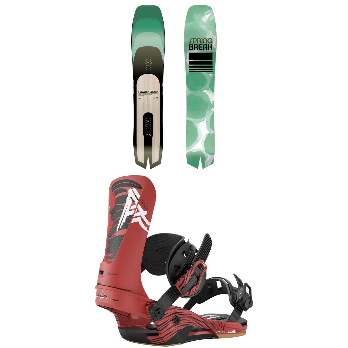 CAPiTA Spring Break Powder Glider Snowboard + Union Atlas Pro Snowboard Bindings 2027