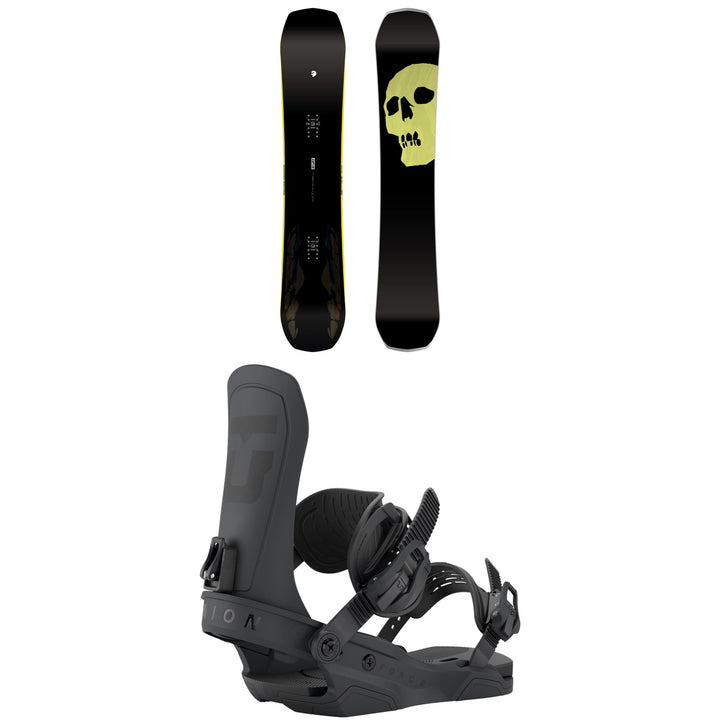CAPiTA The Black Snowboard of Death Snowboard + Union Force Team Snowboard Bindings 2027